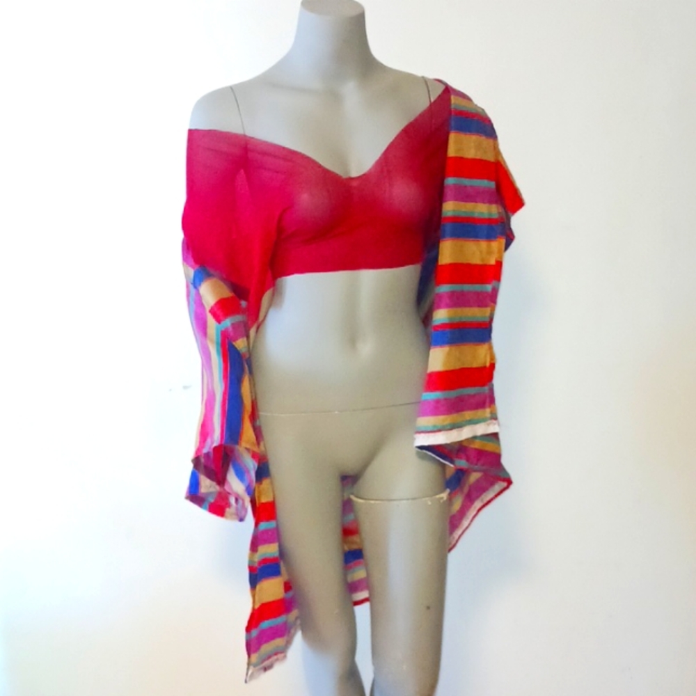 Handmade Striped kimono top OR HANDMADE RED TSHIRT EITHER FOR $11